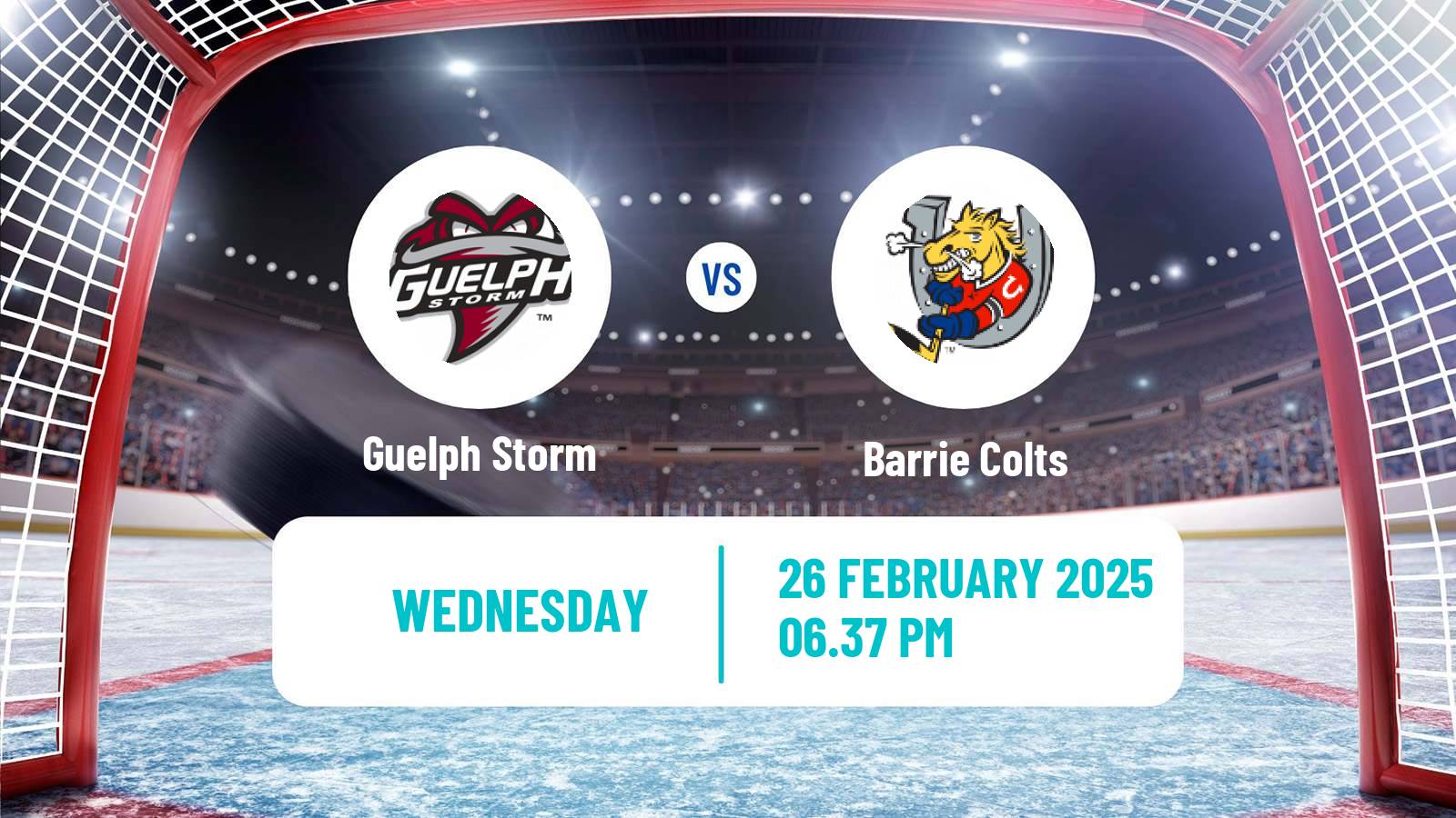 Hockey OHL Guelph Storm - Barrie Colts