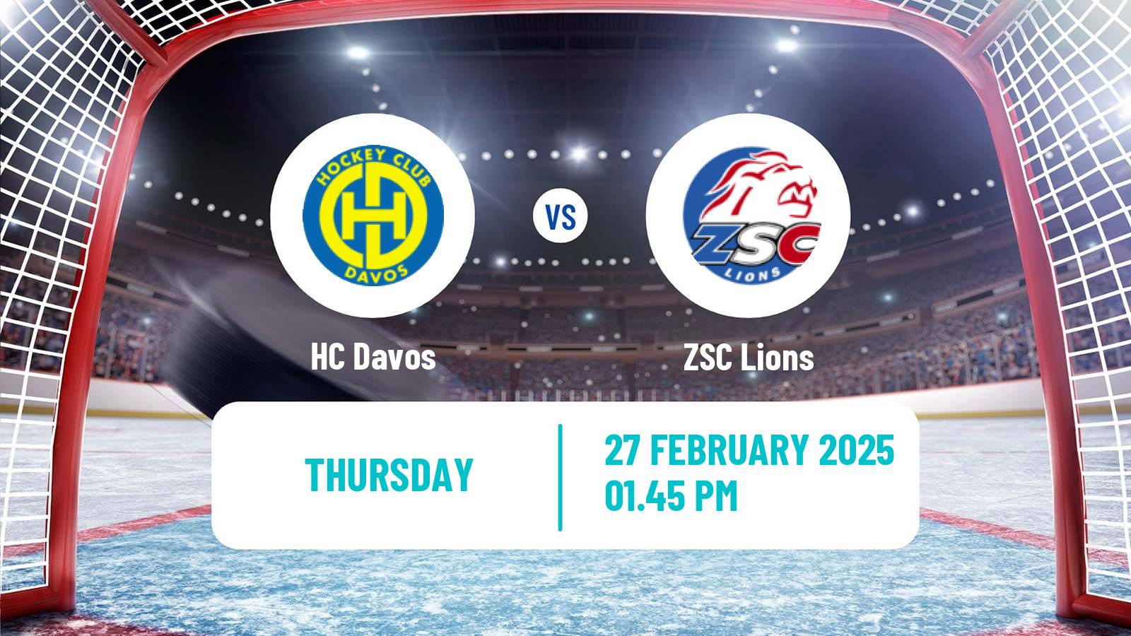 Hockey Swiss National League Hockey Davos - ZSC Lions