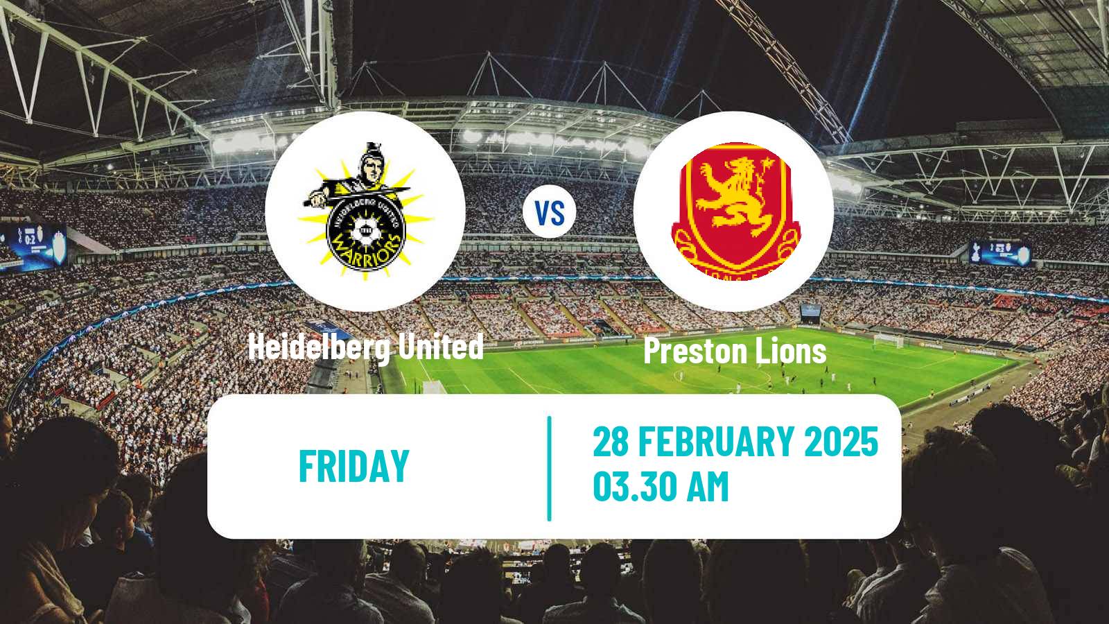 Soccer Australian NPL Victoria Heidelberg United - Preston Lions