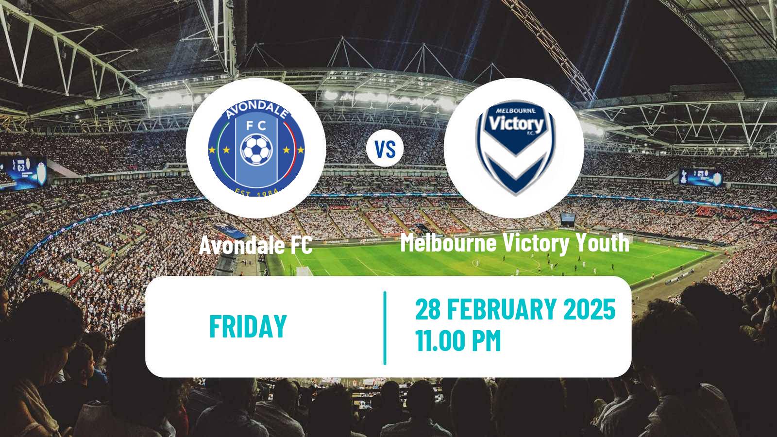 Soccer Australian NPL Victoria Avondale - Melbourne Victory Youth