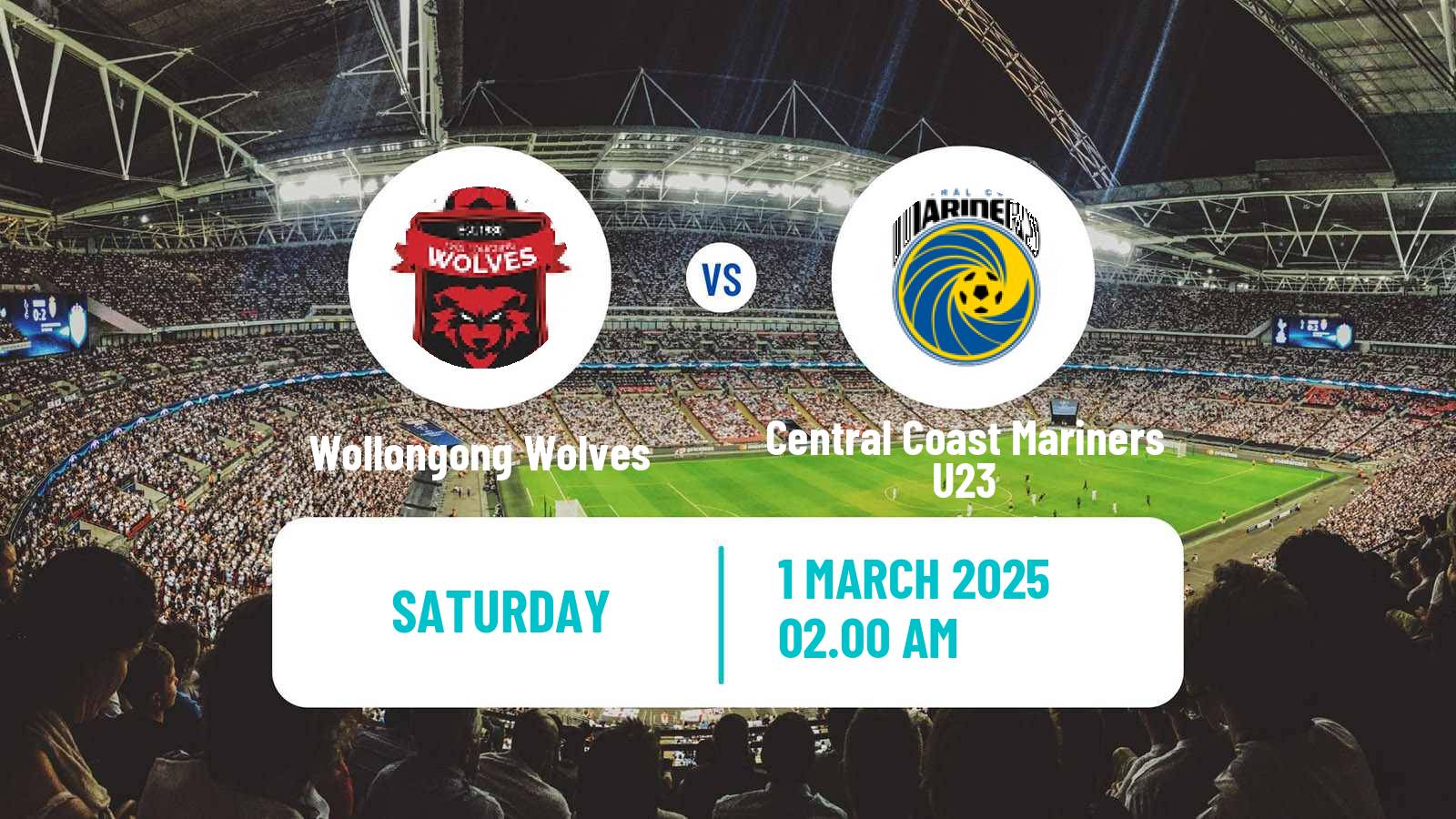 Soccer Australian NPL NSW Wollongong Wolves - Central Coast Mariners U23