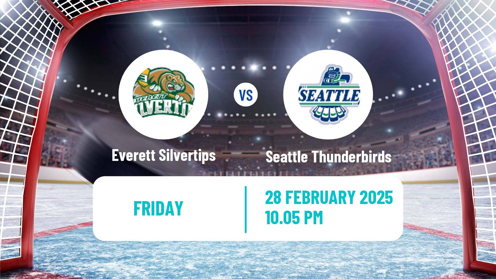 Hockey WHL Everett Silvertips - Seattle Thunderbirds