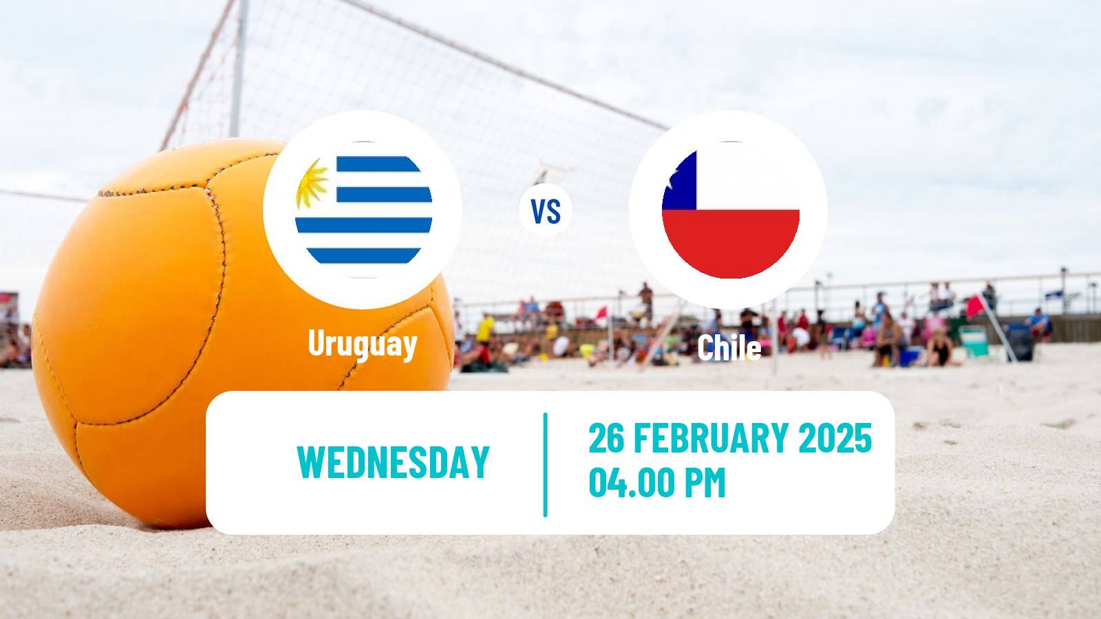 Beach soccer Copa America Uruguay - Chile