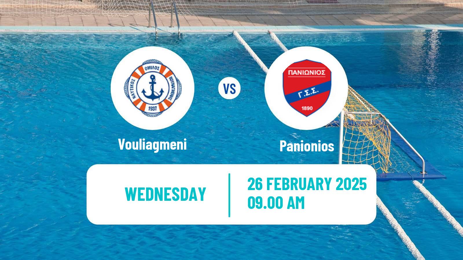 Water polo Greek A1 Water Polo Women Vouliagmeni - Panionios