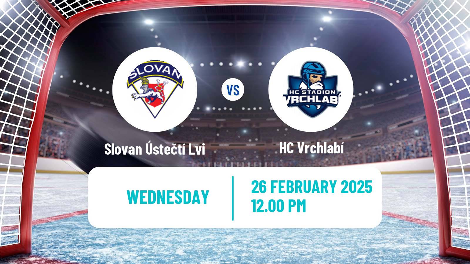 Hockey Czech 2 Liga Hockey West Slovan Ústečtí Lvi - Vrchlabí