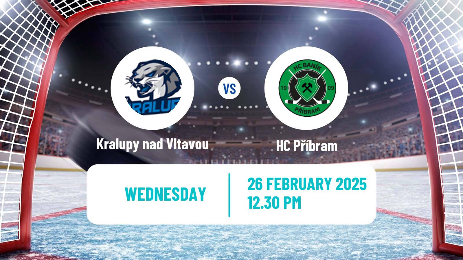 Hockey Czech 2 Liga Hockey West Kralupy nad Vltavou - Příbram