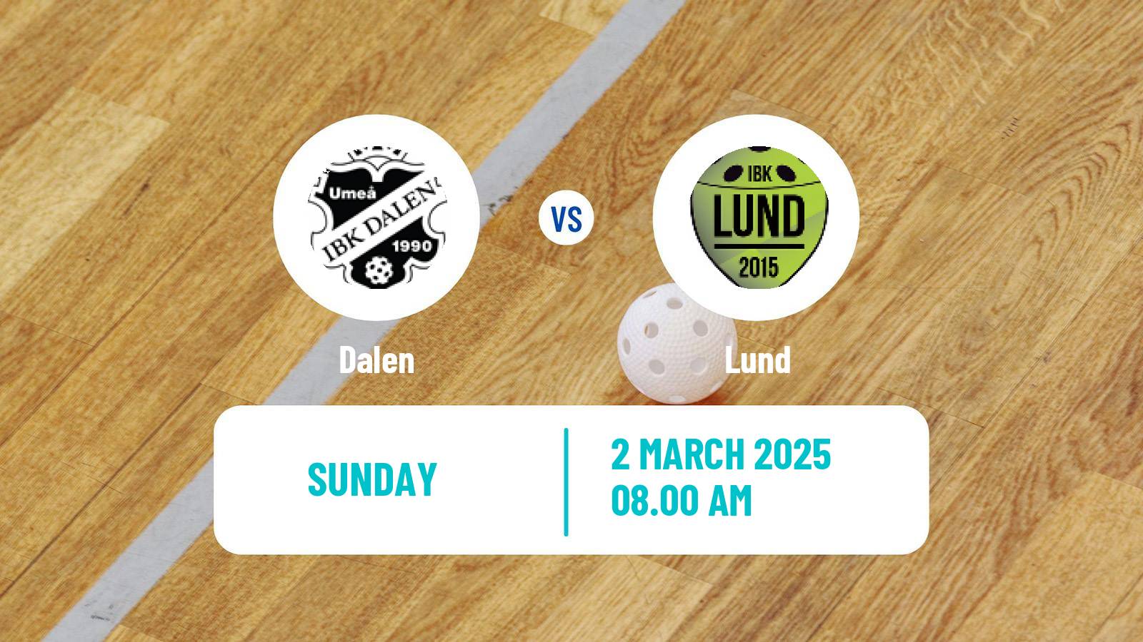 Floorball Swedish Superligan Floorball Women Dalen - Lund