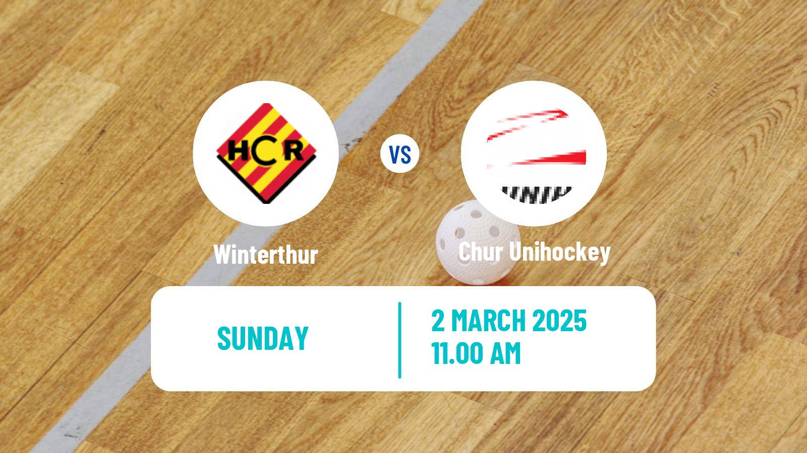 Floorball Swiss NLA Floorball Winterthur - Chur Unihockey