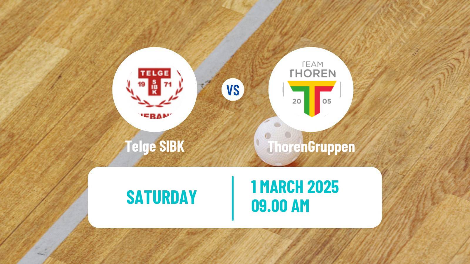 Floorball Swedish Superligan Floorball Women Telge - ThorenGruppen