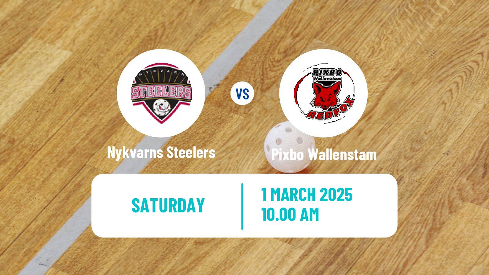 Floorball Swedish Superligan Floorball Nykvarns Steelers - Pixbo Wallenstam