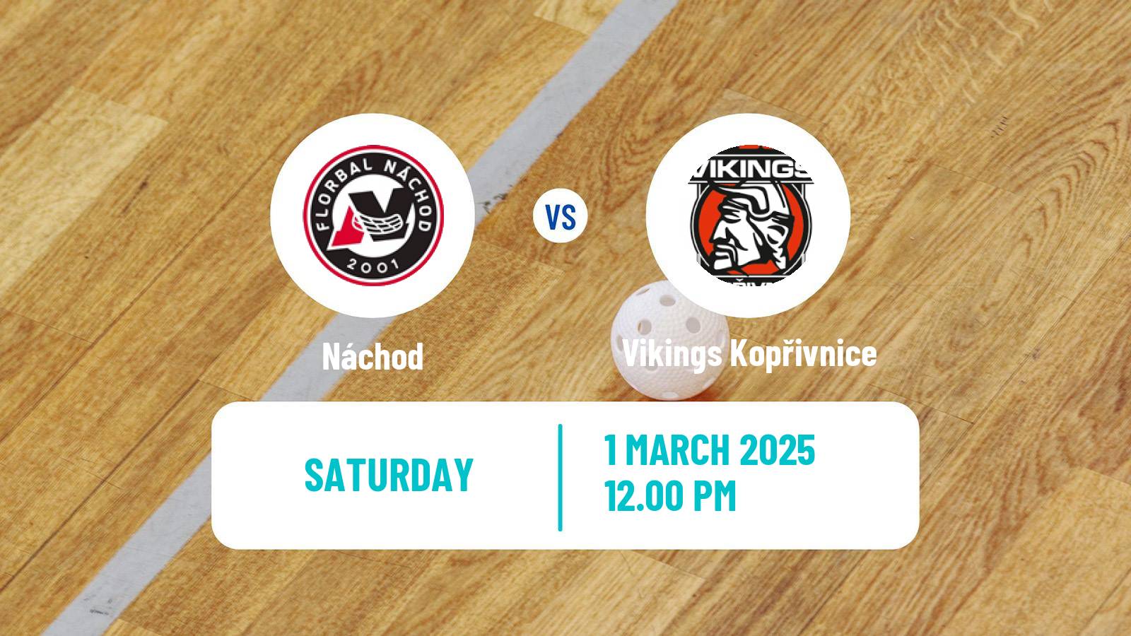 Floorball Czech 1 Liga Floorball Náchod - Vikings Kopřivnice