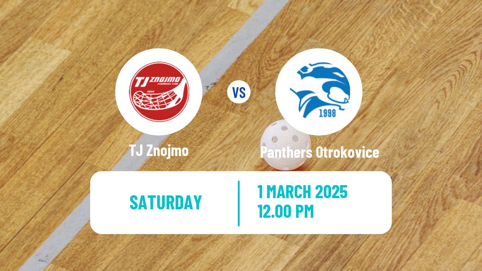 Floorball Czech 1 Liga Floorball Znojmo - Panthers Otrokovice