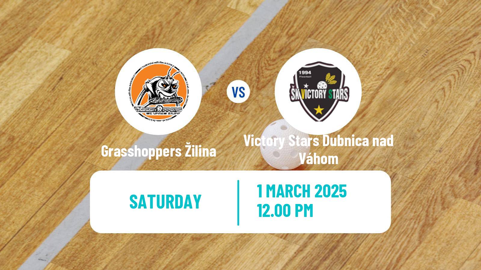 Floorball Slovak Extraliga Floorball Grasshoppers Žilina - Victory Stars Dubnica nad Váhom