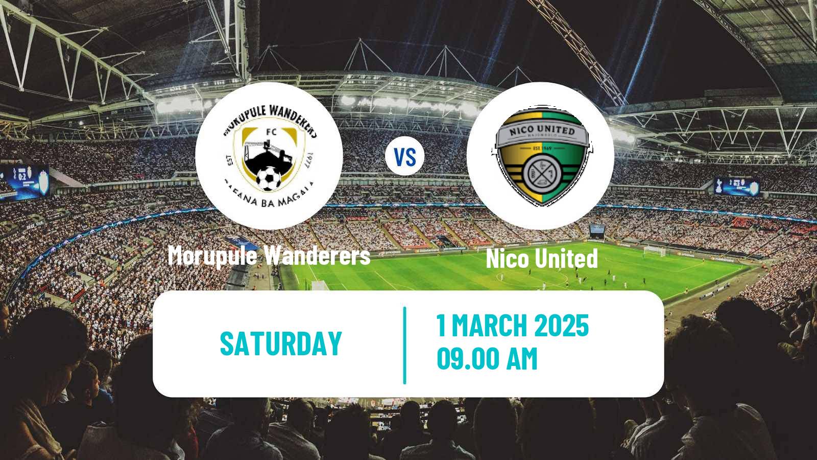 Soccer Botswana Premier League Morupule Wanderers - Nico United