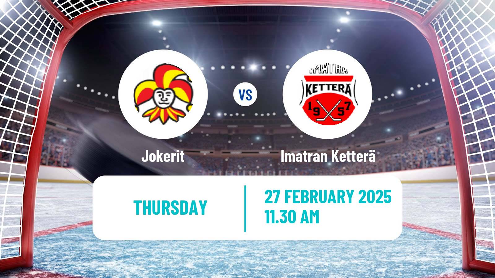 Hockey Finnish Mestis Jokerit - Imatran Ketterä