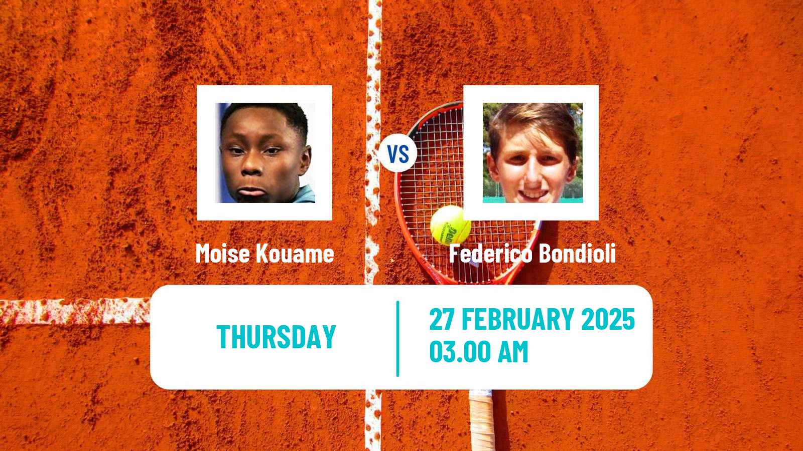 Tennis ITF M15 Sharm Elsheikh 5 Men Moise Kouame - Federico Bondioli