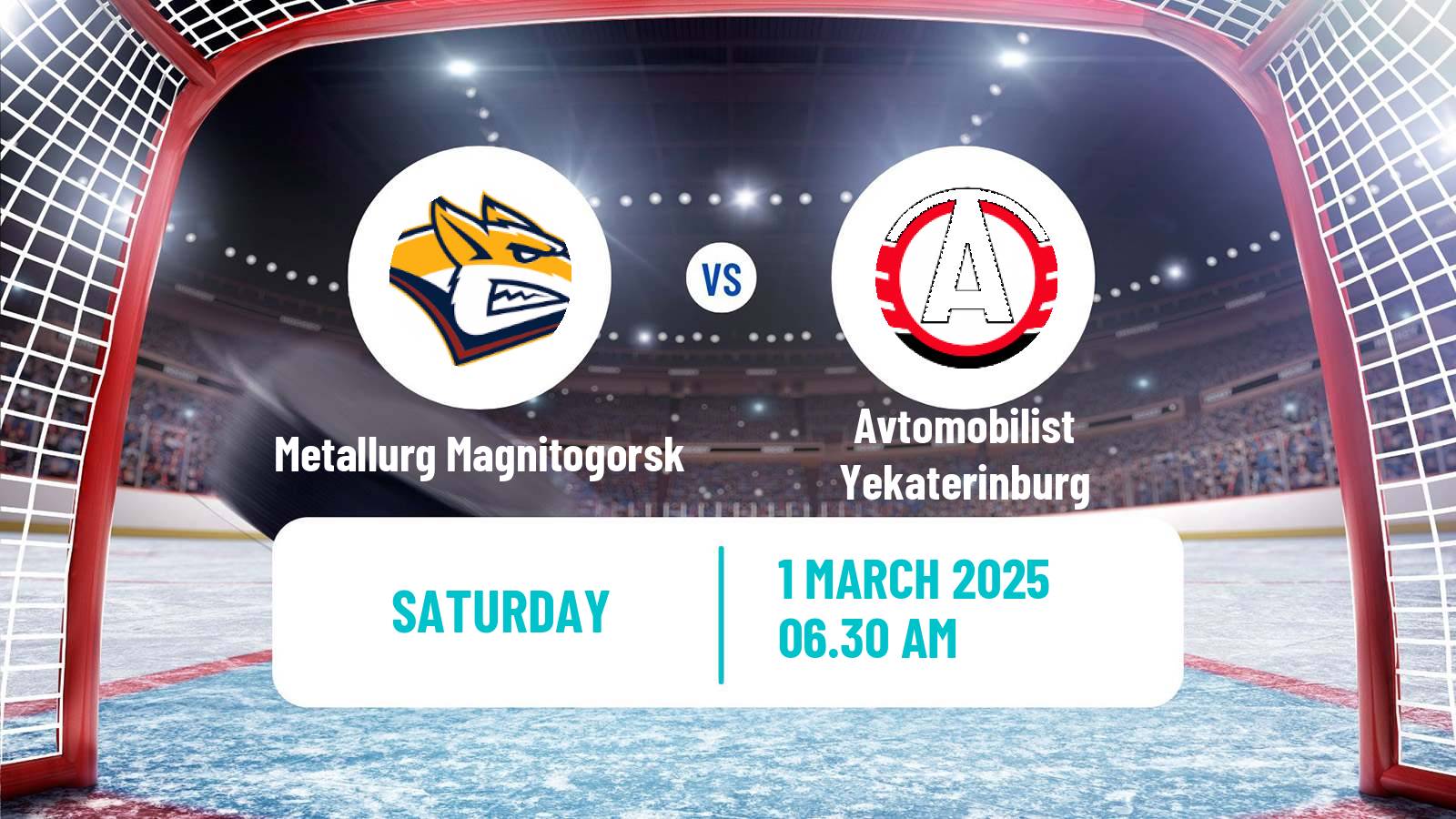 Hockey KHL Metallurg Magnitogorsk - Avtomobilist Yekaterinburg