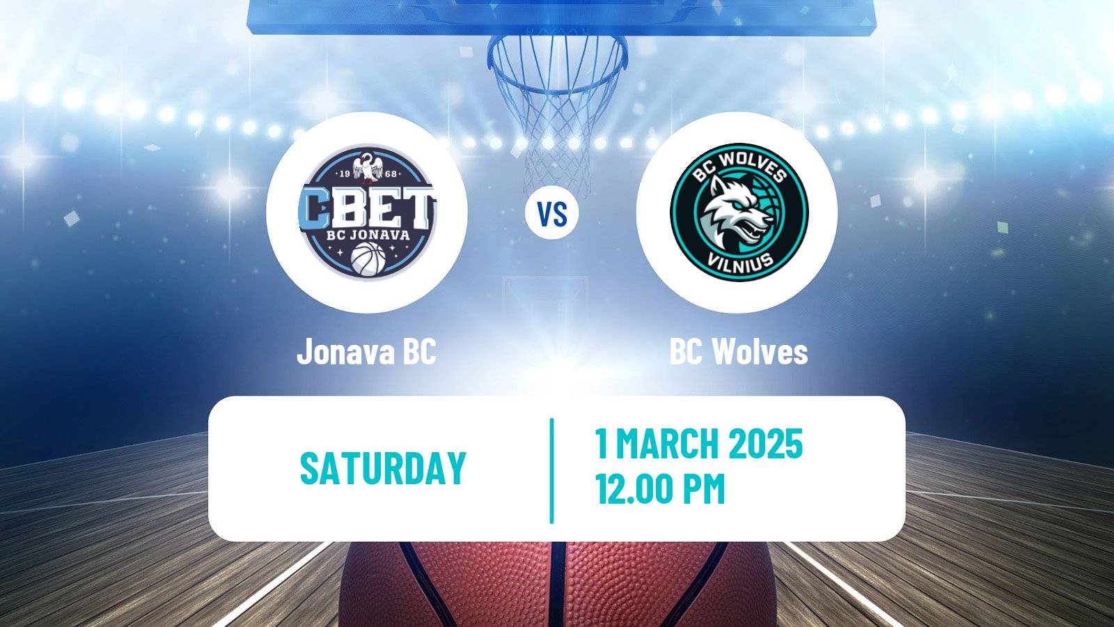 Basketball Lietuvos Krepsinio Lyga Jonava - BC Wolves