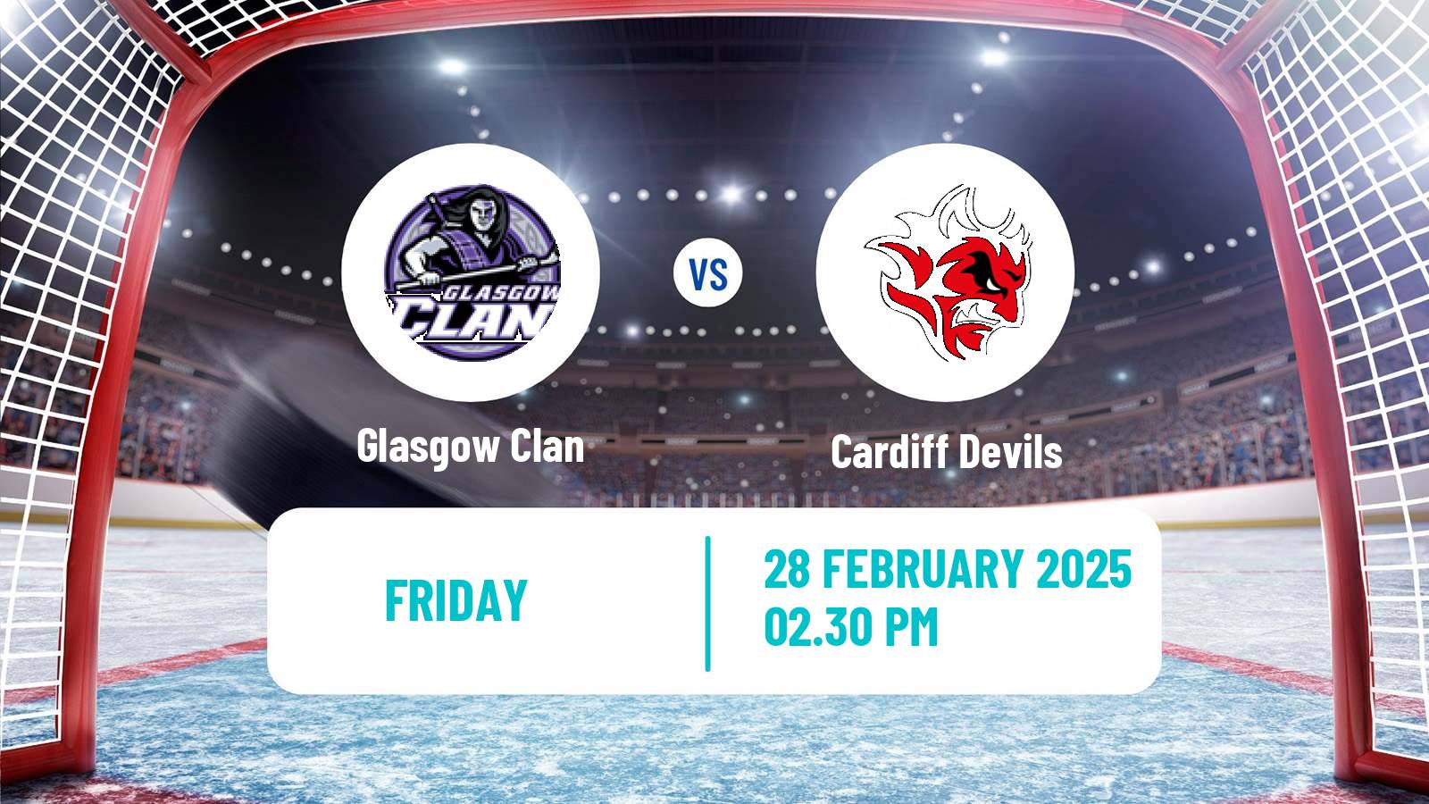 Hockey United Kingdom Elite League Glasgow Clan - Cardiff Devils