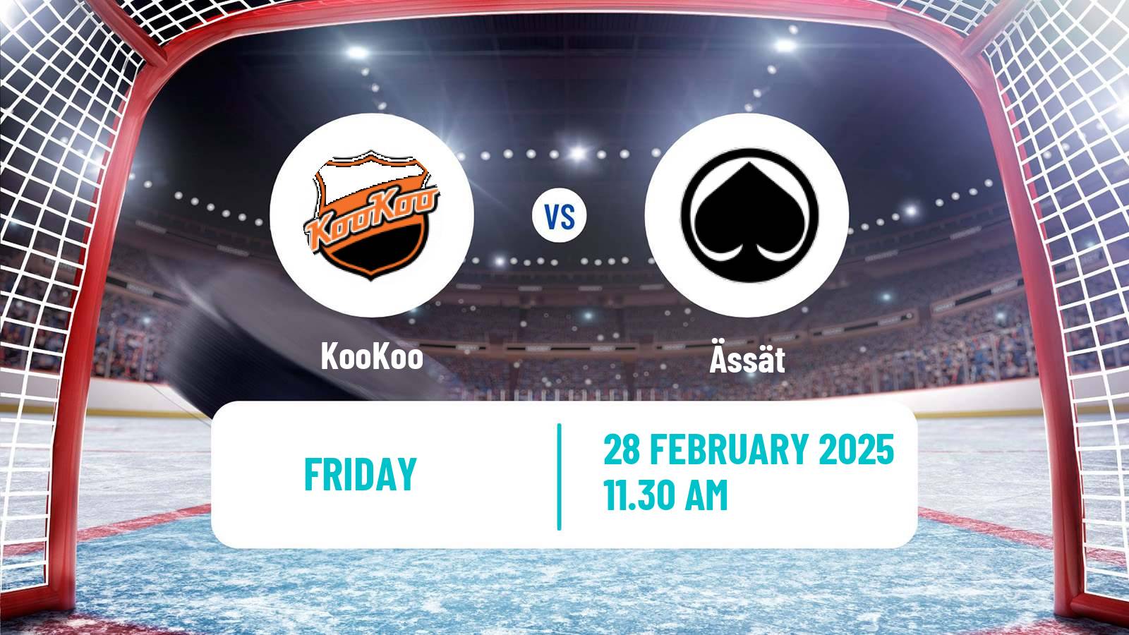 Hockey Finnish SM-liiga KooKoo - Ässät