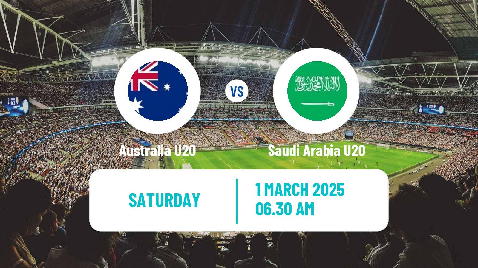 Soccer AFC Championship U20 Australia U20 - Saudi Arabia U20