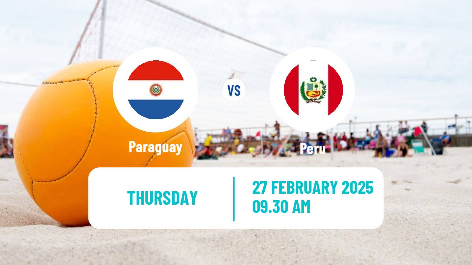 Beach soccer Copa America Paraguay - Peru