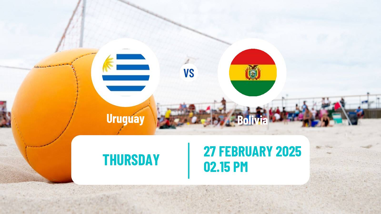 Beach soccer Copa America Uruguay - Bolivia