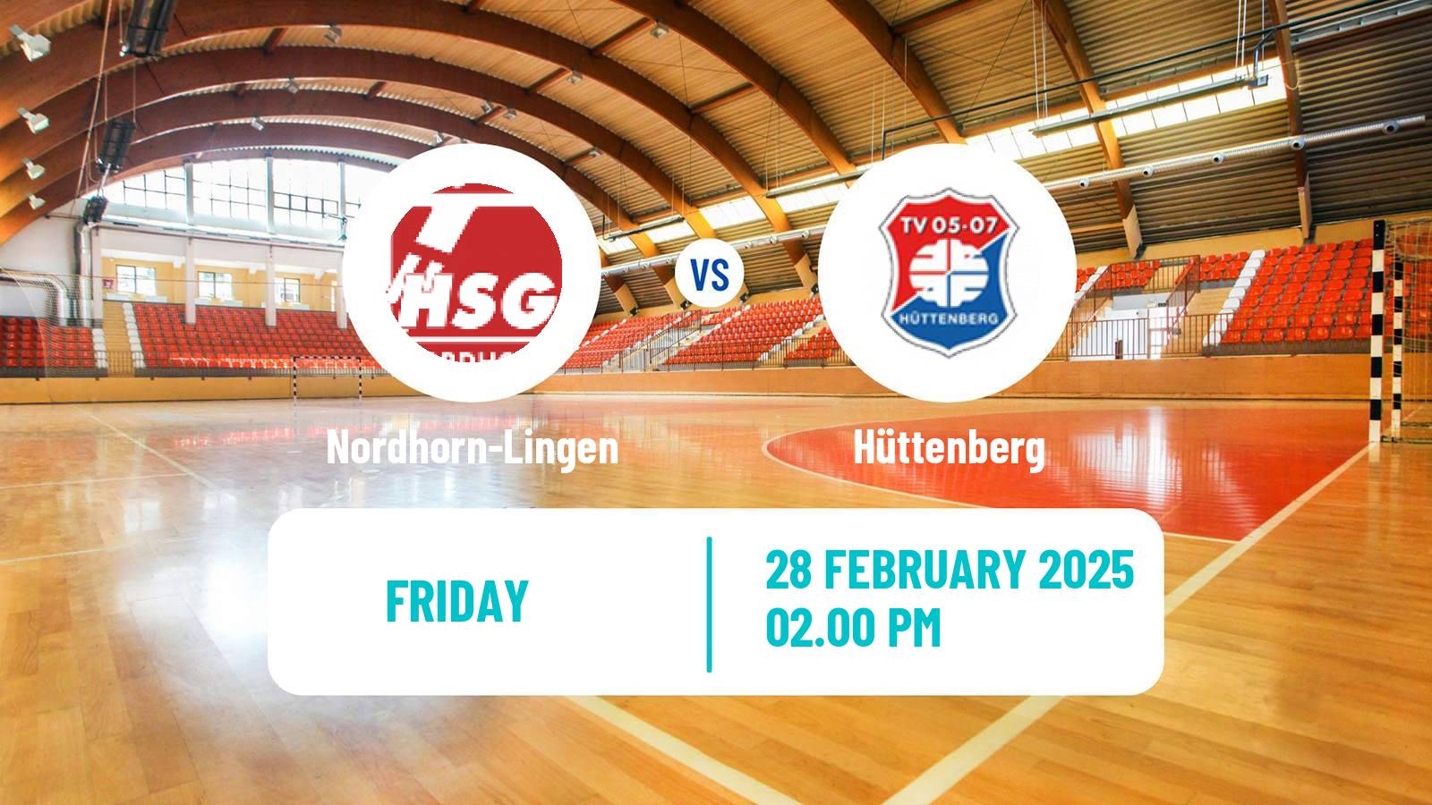 Handball German 2 Bundesliga Handball Nordhorn-Lingen - Hüttenberg