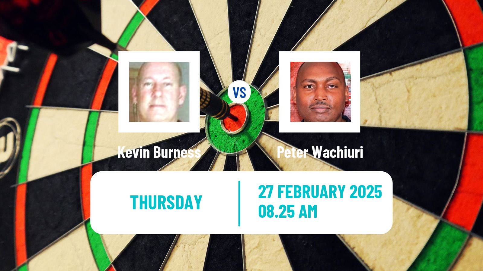 Darts Modus Super Series Kevin Burness - Peter Wachiuri