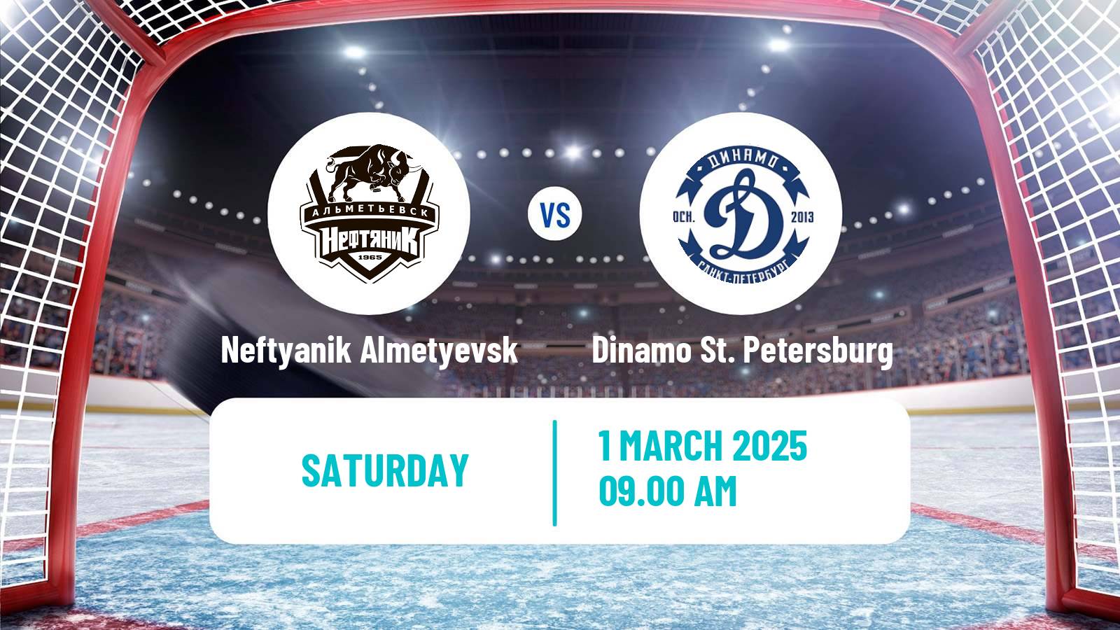 Hockey VHL Neftyanik Almetyevsk - Dinamo St. Petersburg