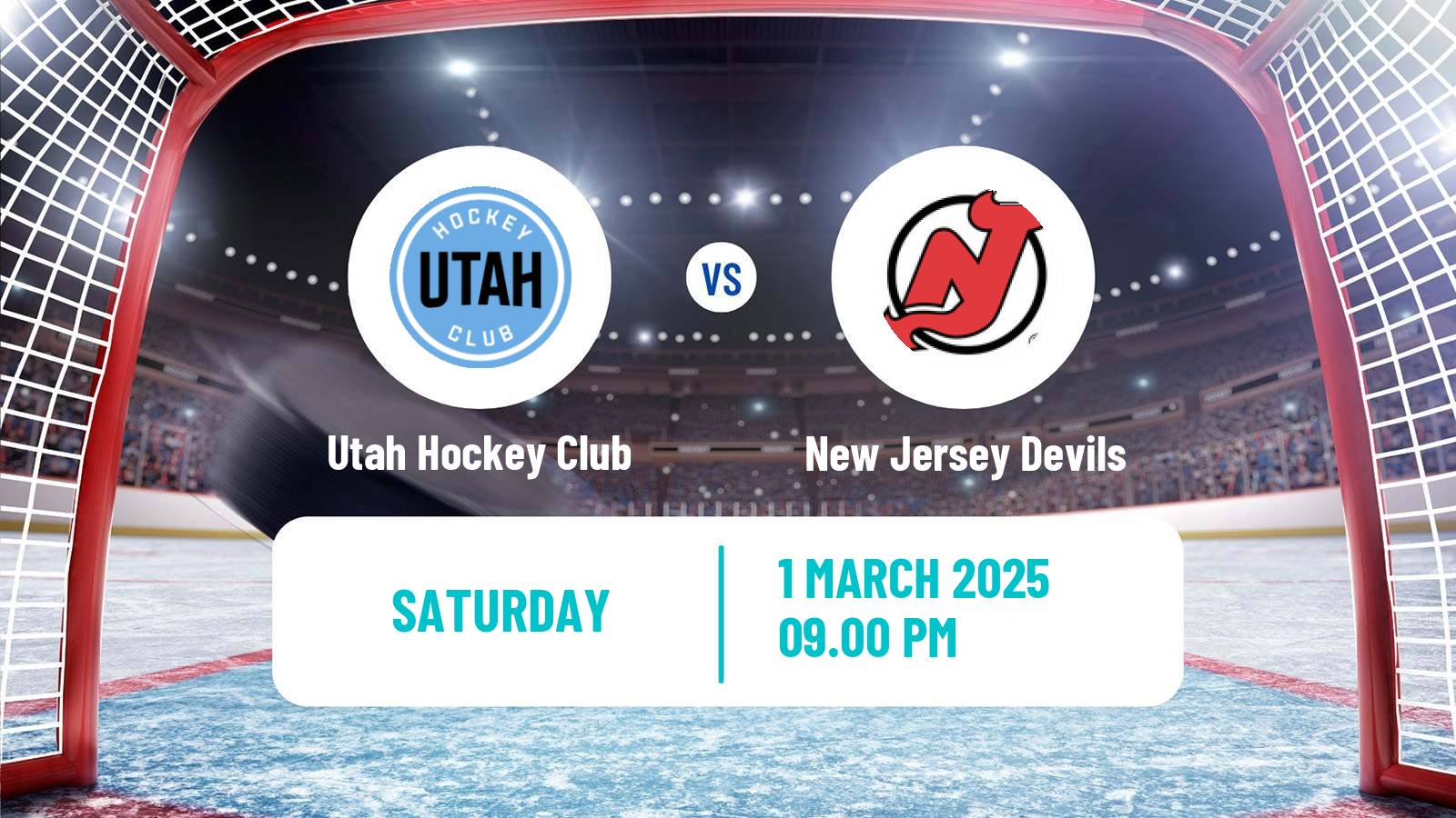 Hockey NHL Utah Hockey Club - New Jersey Devils