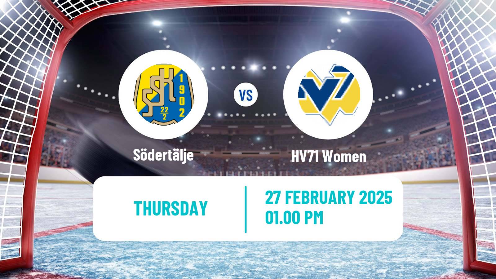 Hockey Swedish SDHL Women Södertälje - HV71