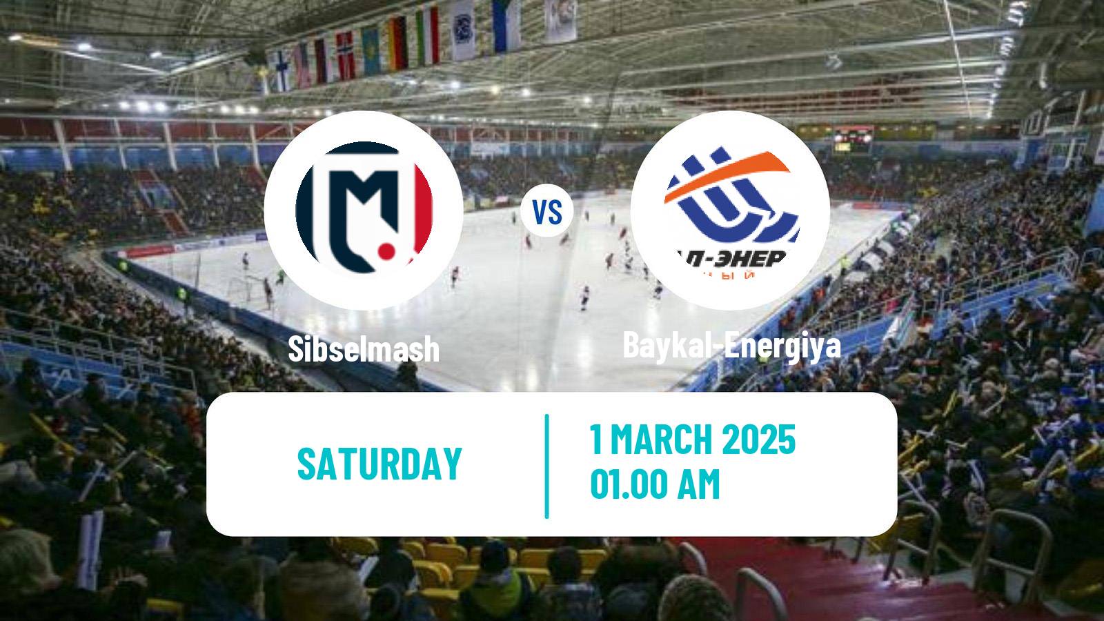 Bandy Russian Super League Bandy Sibselmash - Baykal-Energiya