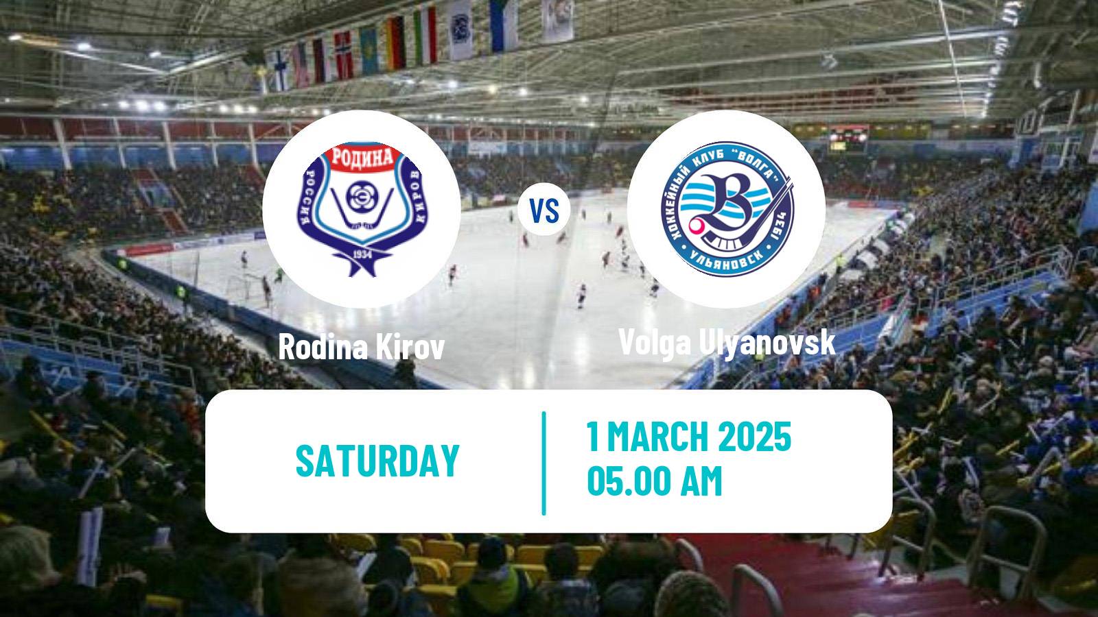 Bandy Russian Super League Bandy Rodina - Volga Ulyanovsk