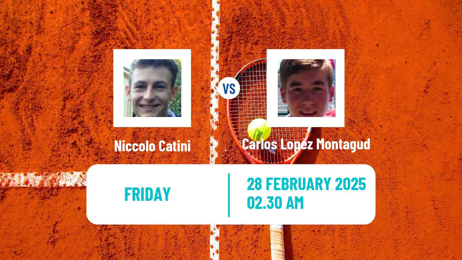 Tennis ITF M15 Antalya 6 Men Niccolo Catini - Carlos Lopez Montagud