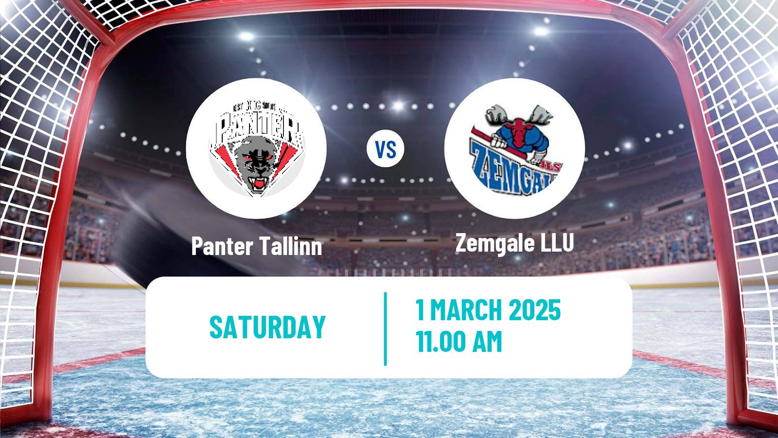 Hockey Latvian Hokeja Liga Panter Tallinn - Zemgale LLU