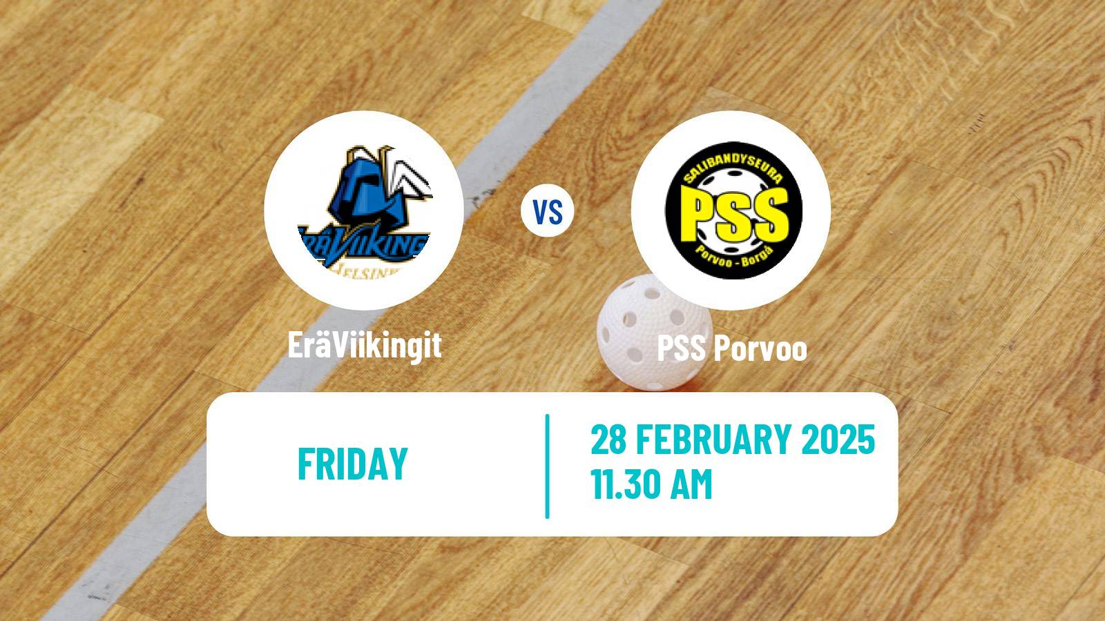 Floorball Finnish F-Liiga Women EräViikingit - PSS Porvoo