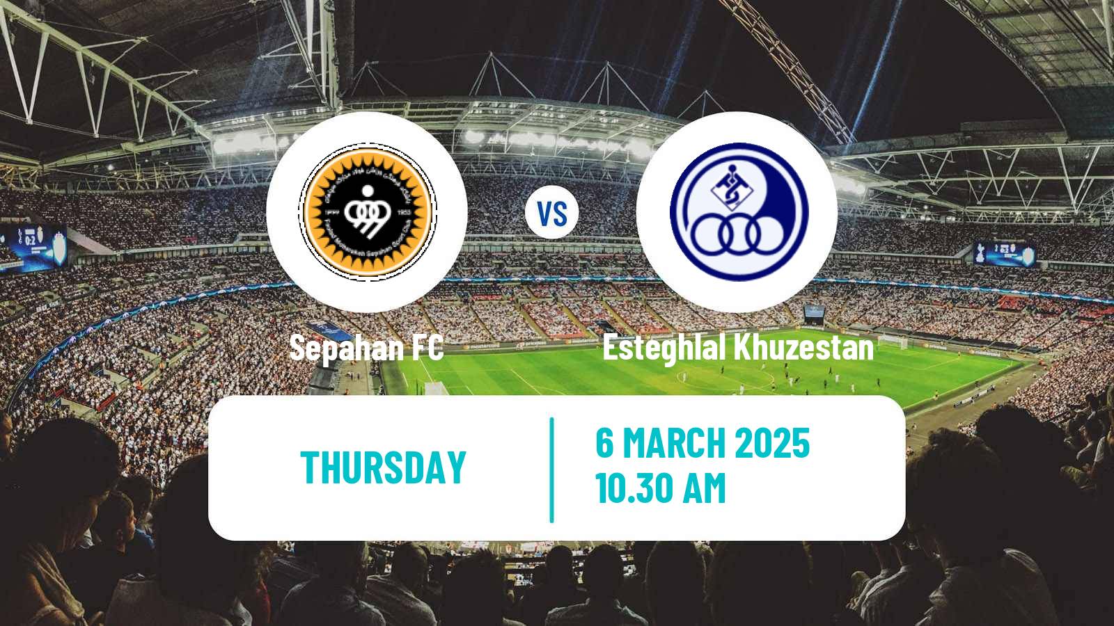 Soccer Iran Pro League Sepahan - Esteghlal Khuzestan