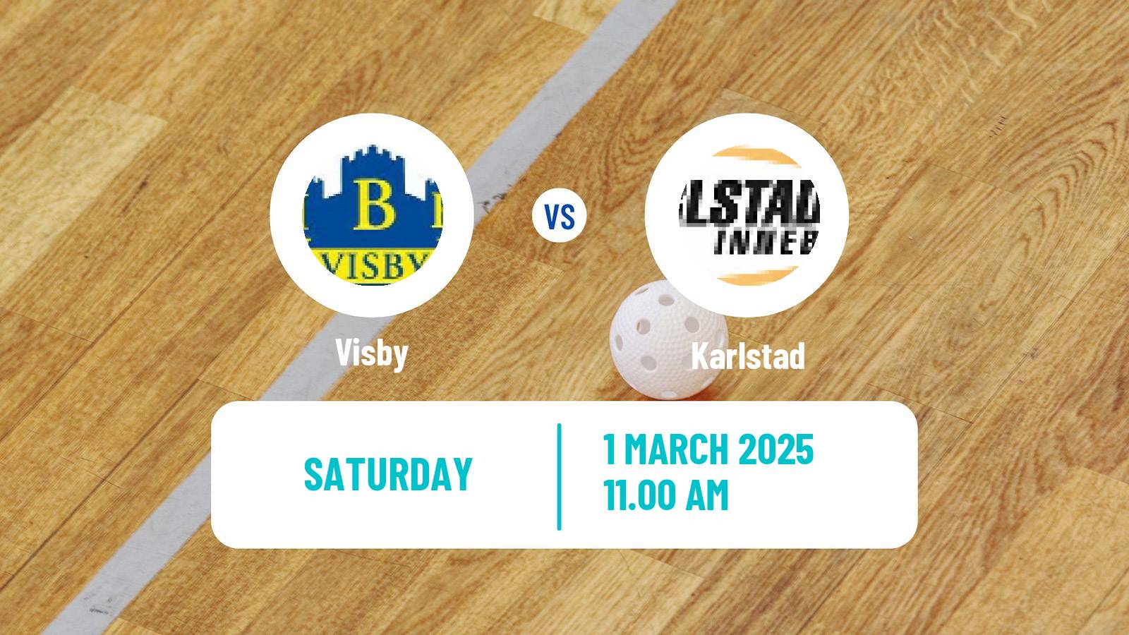 Floorball Swedish Allsvenskan Floorball Visby - Karlstad