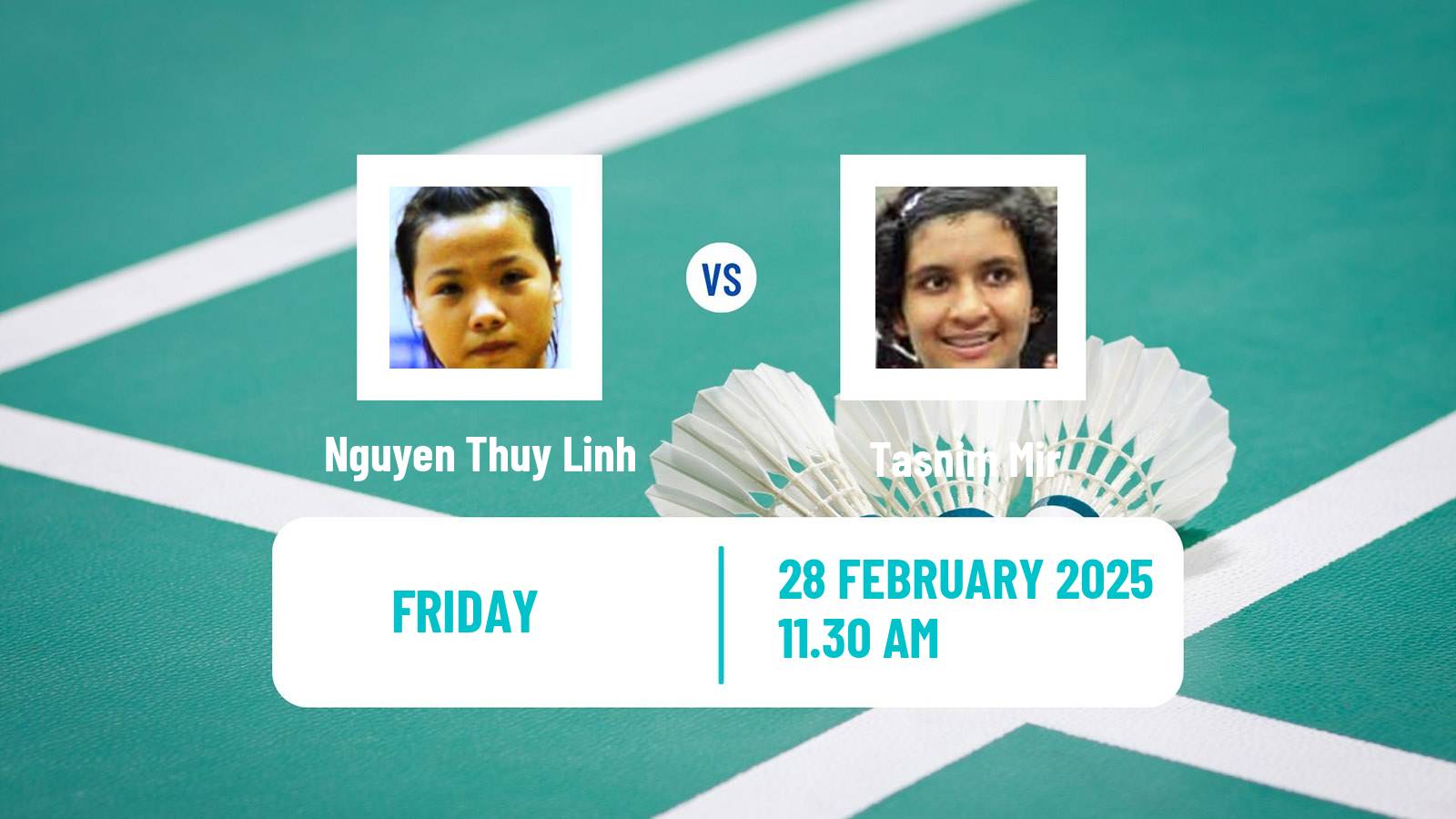 Badminton BWF World Tour German Open Women Nguyen Thuy Linh - Tasnim Mir