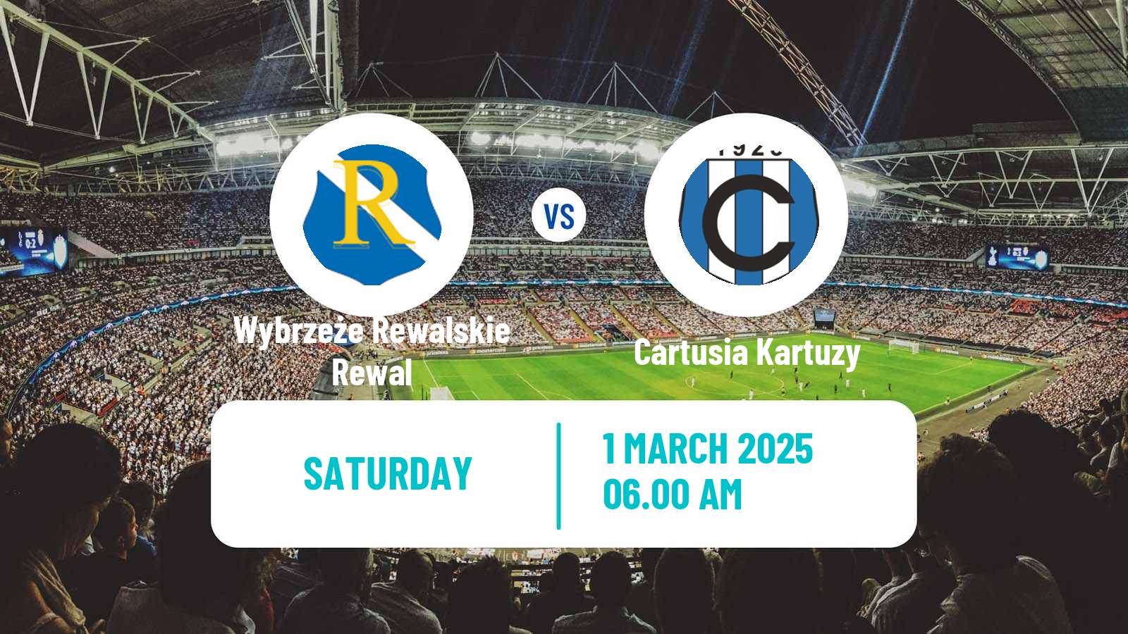 Soccer Polish Division 3 - Group II Wybrzeże Rewalskie Rewal - Cartusia Kartuzy