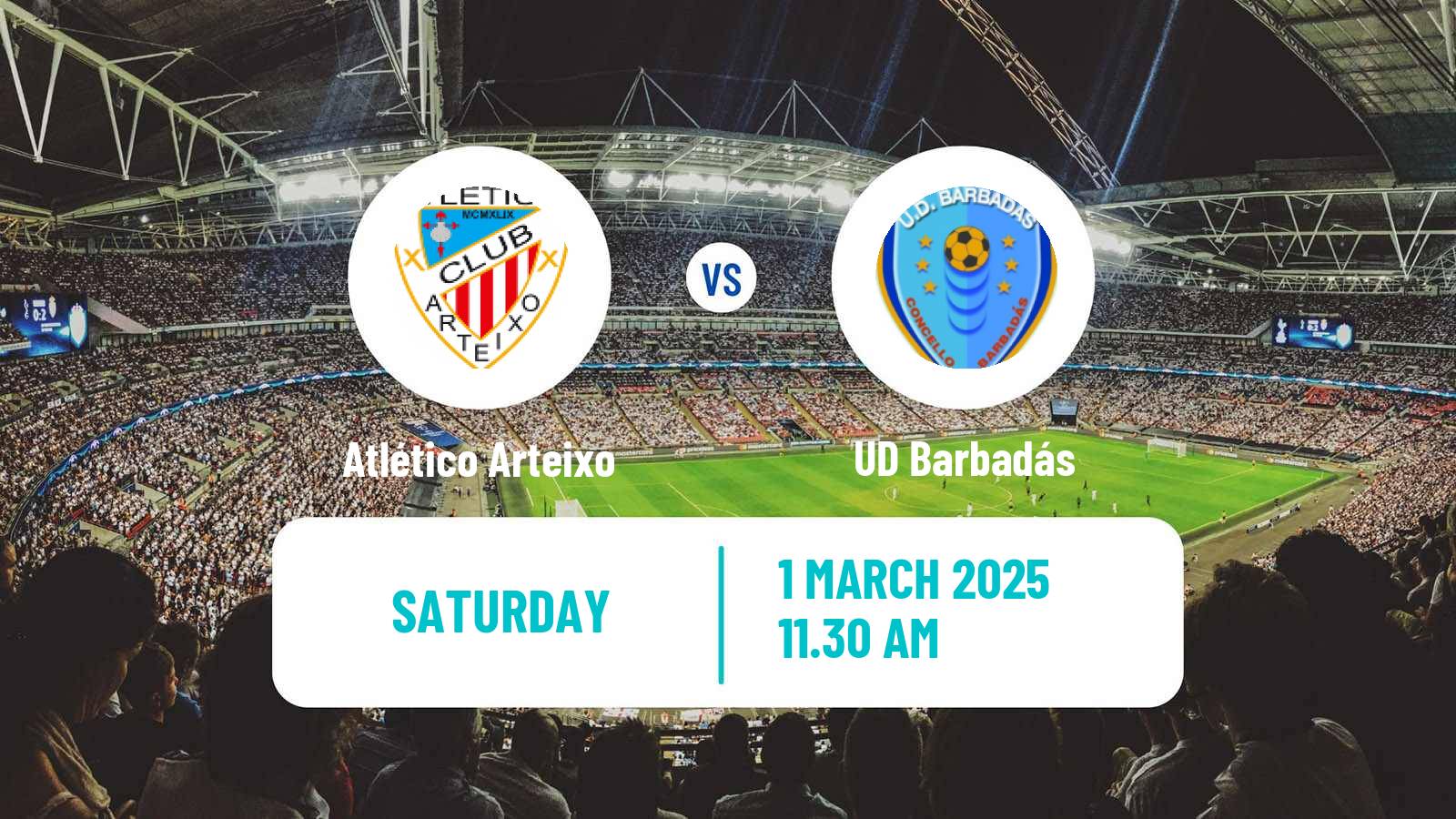 Soccer Spanish Tercera RFEF - Group 1 Atlético Arteixo - Barbadás