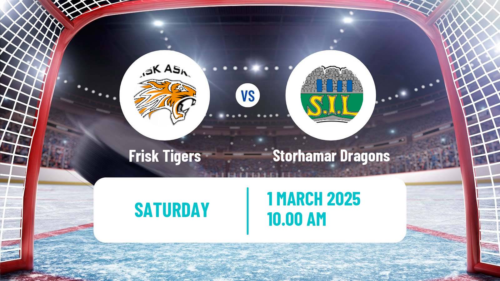 Hockey Norwegian Ligaen Hockey Frisk Tigers - Storhamar Dragons