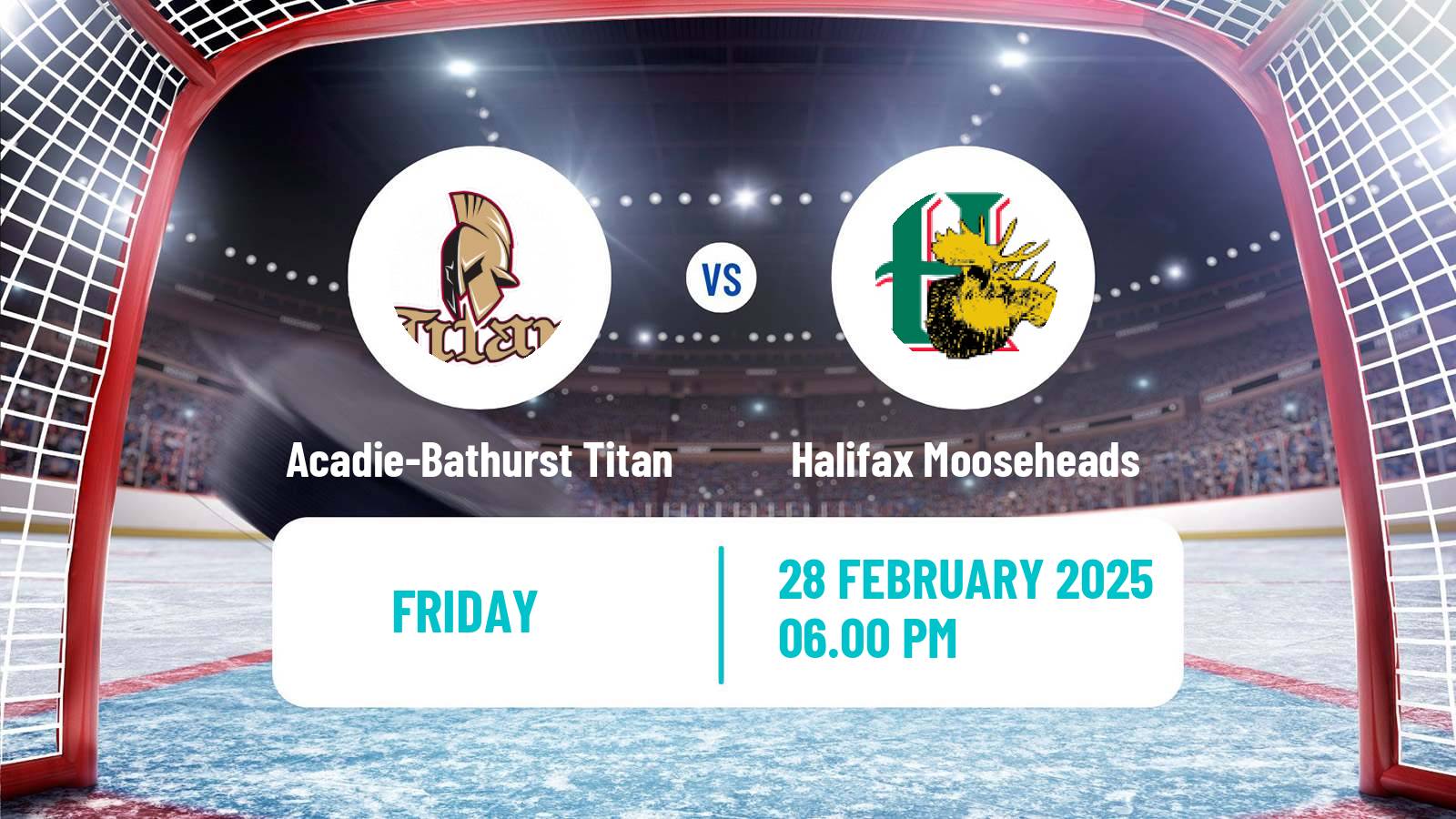 Hockey QMJHL Acadie-Bathurst Titan - Halifax Mooseheads