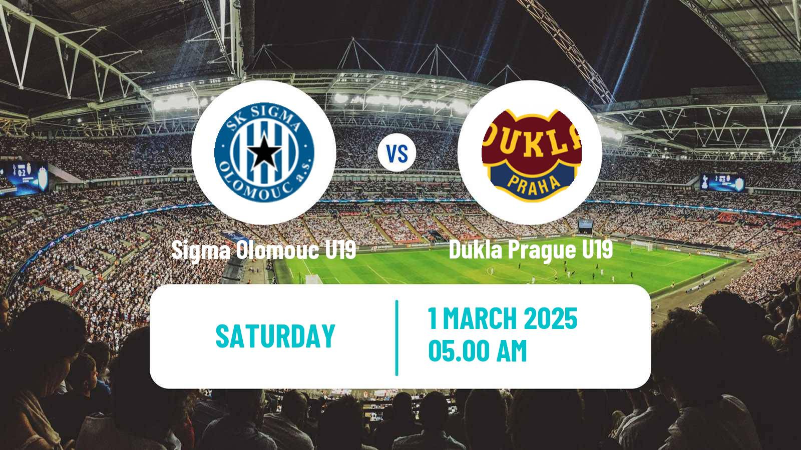 Soccer Czech U19 League Sigma Olomouc U19 - Dukla Prague U19