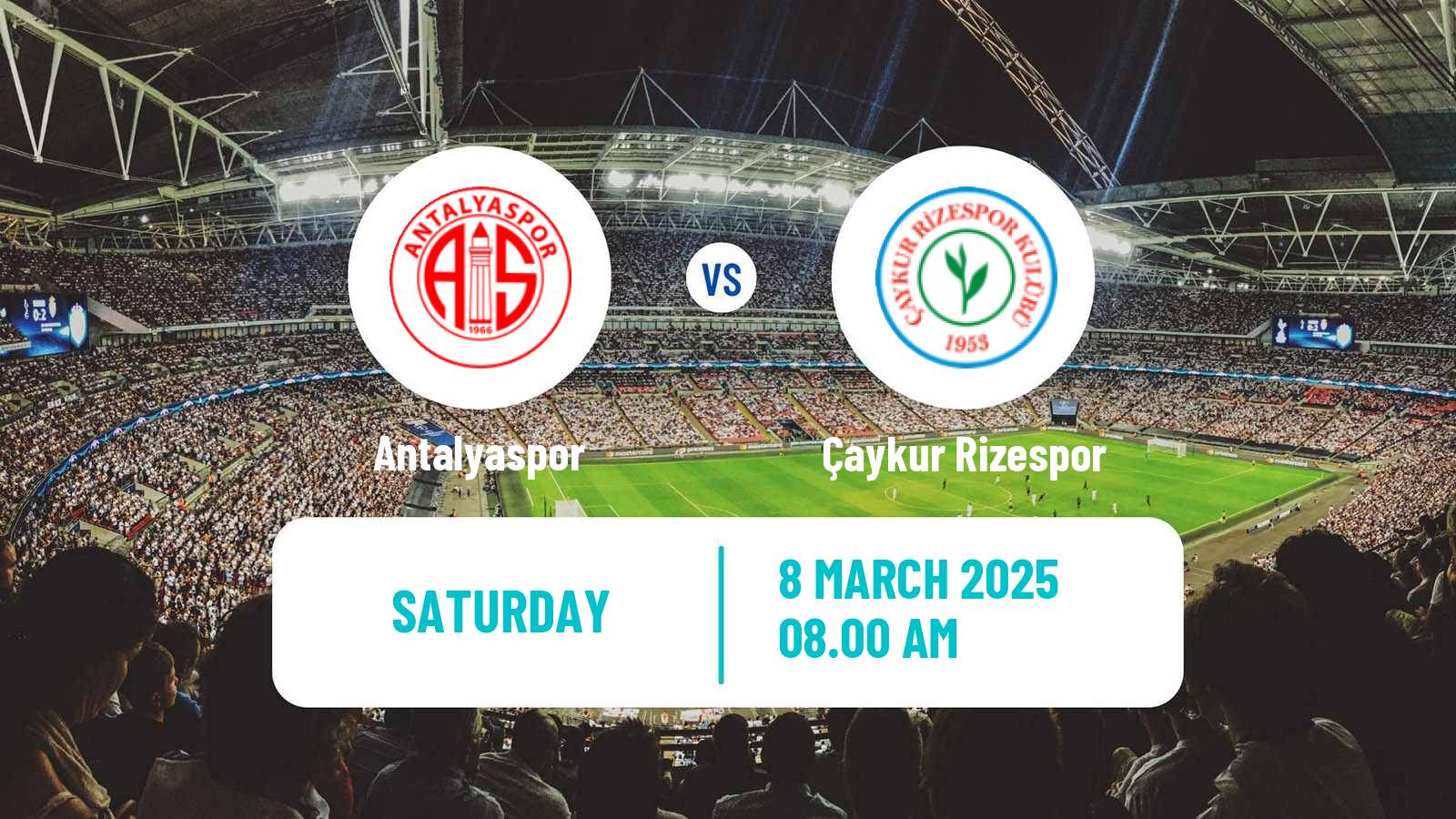 Soccer Turkish Super League Antalyaspor - Çaykur Rizespor