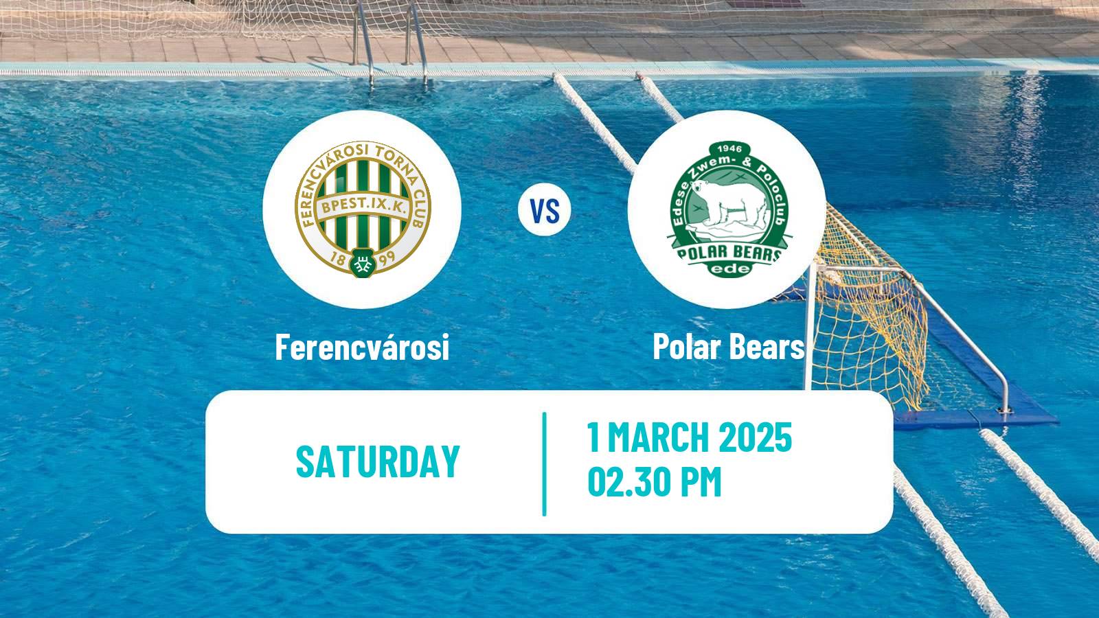 Water polo Champions League Water Polo Women Ferencvárosi - Polar Bears