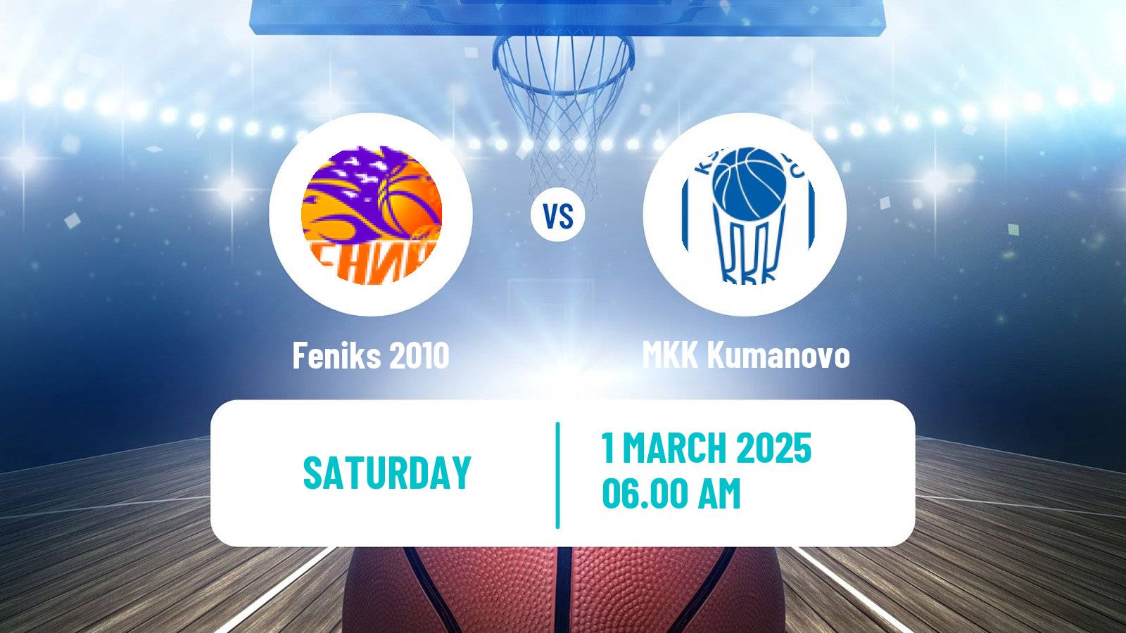 Basketball North Macedonian Prva Liga Basketball Feniks 2010 - MKK Kumanovo