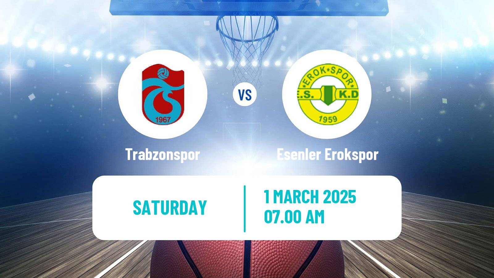 Basketball Turkish TBL Trabzonspor - Esenler Erokspor