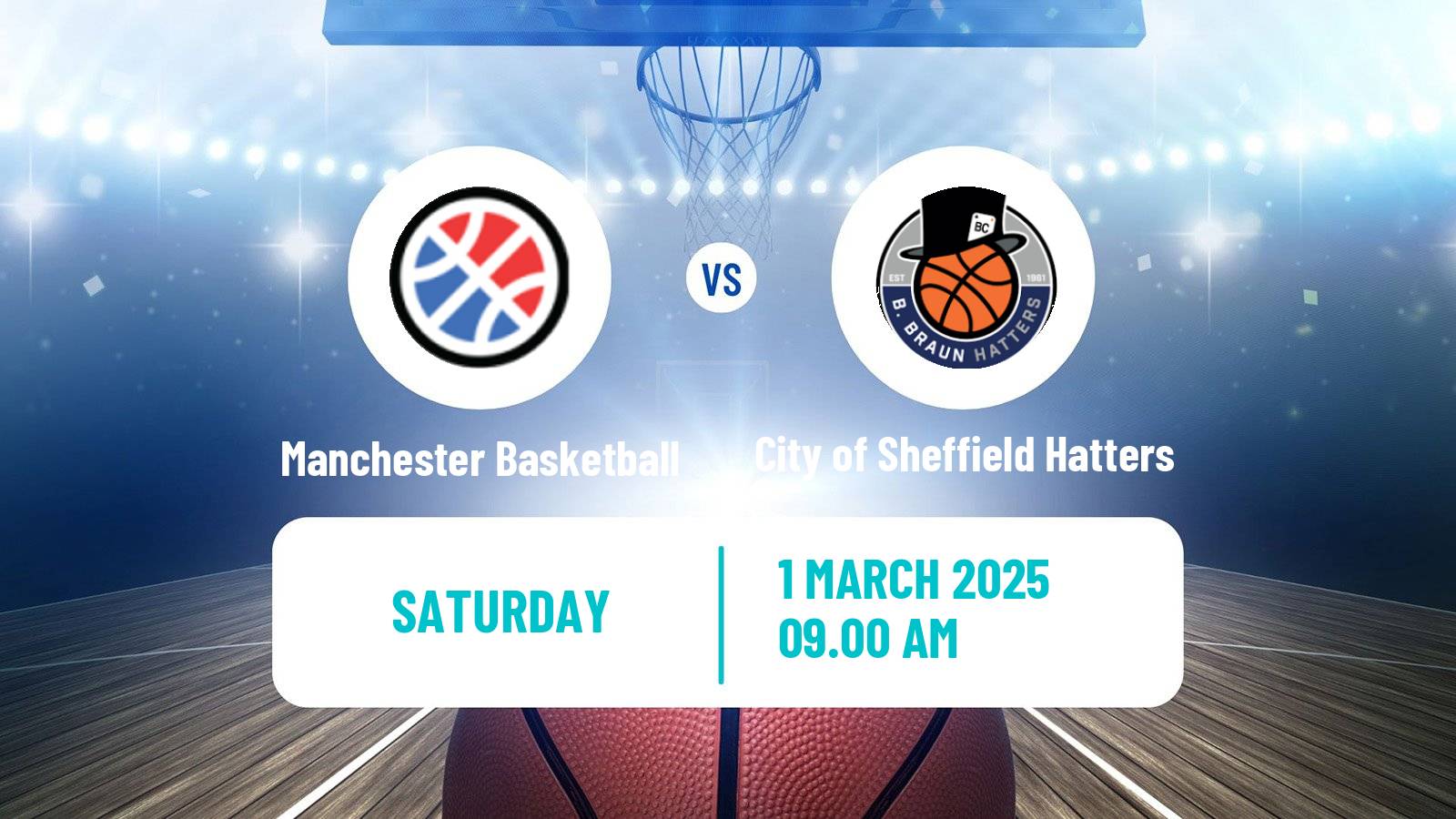 Basketball British WBBL Manchester Basketball - City of Sheffield Hatters